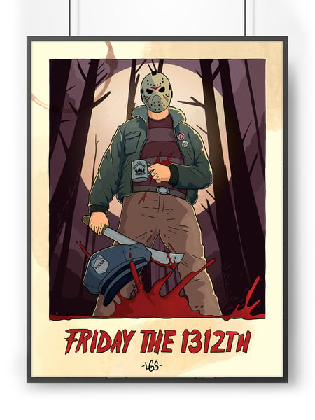 Image of FRIDAY THE 1312TH - AFFICHE