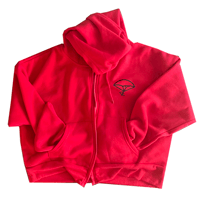 Parachute Crew Half Jacket (Red/Black)