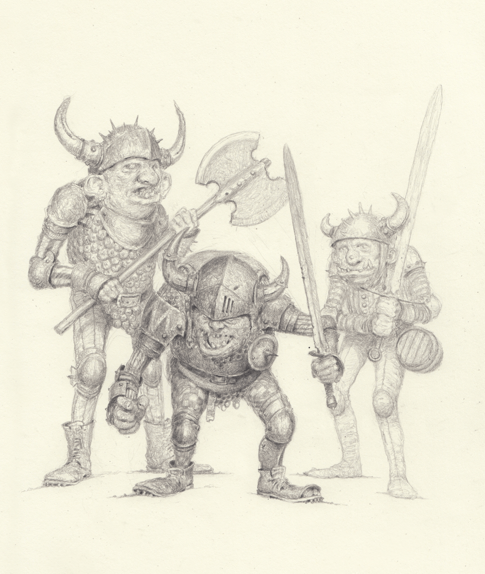 Goblin Trio A3 or A4 Print
