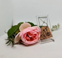 Image 3 of Enamel Pendant - Floral  Nature Lover   (EJ055)
