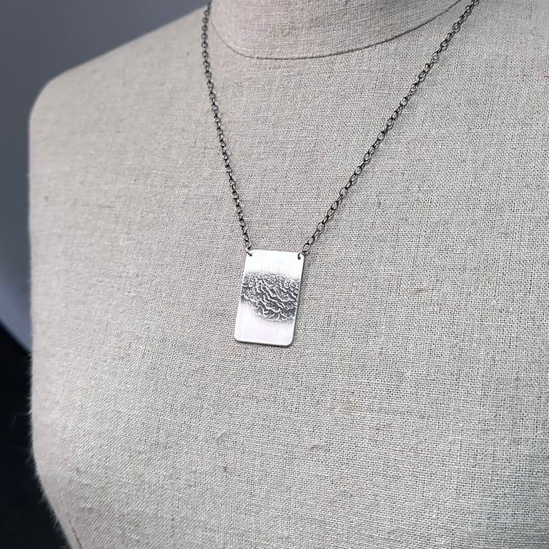 Sterling Silver Fungi Necklace Image 2