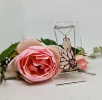 Image 2 of Enamel Pendant - Floral Nature Lover (EJ057)
