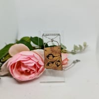 Image 2 of Enamel Pendant - Floral Nature Lover (EJ058)