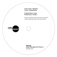 Image 1 of SA005: Various - Sole Discretion EP (Part 1) 12"