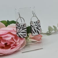 Image 2 of Enamel Earrings - Floral Nature Lover  (EJ059)