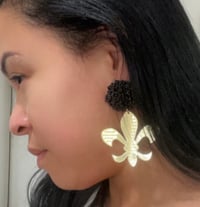 Image 1 of Fleur De Lis Earrings