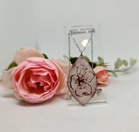 Image 3 of Enamel Pendant - Floral Nature Lover (EJ060)