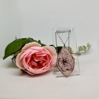 Image 4 of Enamel Pendant - Floral Nature Lover (EJ060)
