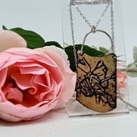 Image 4 of Enamel Pendant - Floral Nature Lover (EJ063)