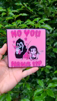 Image 1 of Spanish Marie Brewing "No You Hang Up" Craft Coaster
