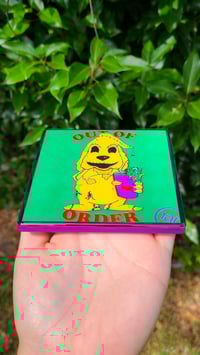 Image 4 of RAR Brewing "Dirt Pudding With Gummy Worms" Craft Coaster 