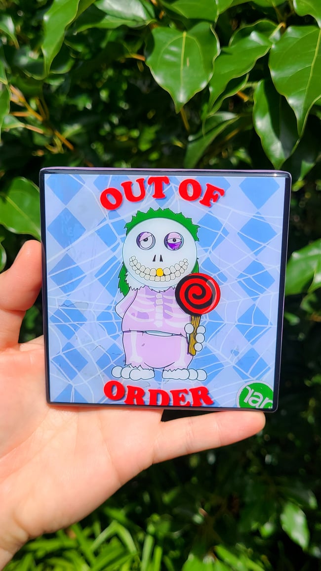 RAR Brewing "Christmas Jello Cheesecake Slice" Craft Coaster