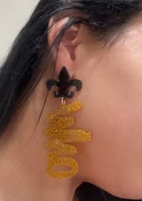 Image 1 of Who Dat Earrings