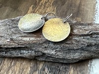 Image 5 of Textured sterling silver discs/n8