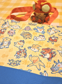 Image 1 of Digimon Zipper Tote Bag