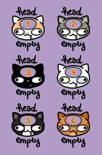Image 3 of Head Empty - Transparent Sticker