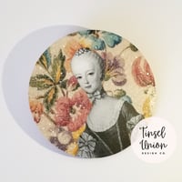 Marie Antoinette | Antique Floral Tapestry Print Collage