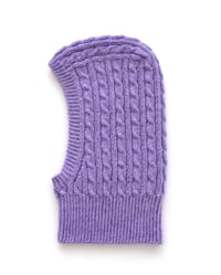 Image 2 of fusilli balaclava knitting pattern