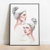 Image 2 of GEMINI Art Print