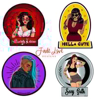Image 2 of Custom Sticker Design Commission Full-Color