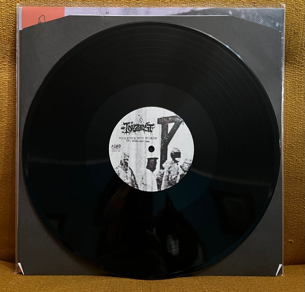 INZEST - Violence Not Words (New Pressing) BLACK 