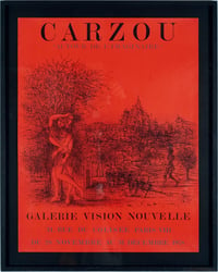 Image 1 of carzou / galerie vision poster / 22/069
