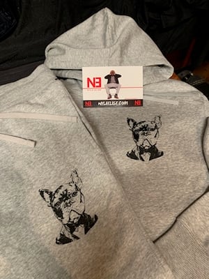 Image of LUCK LEEZY (Crewneck) Grey FULL Sweatsuit