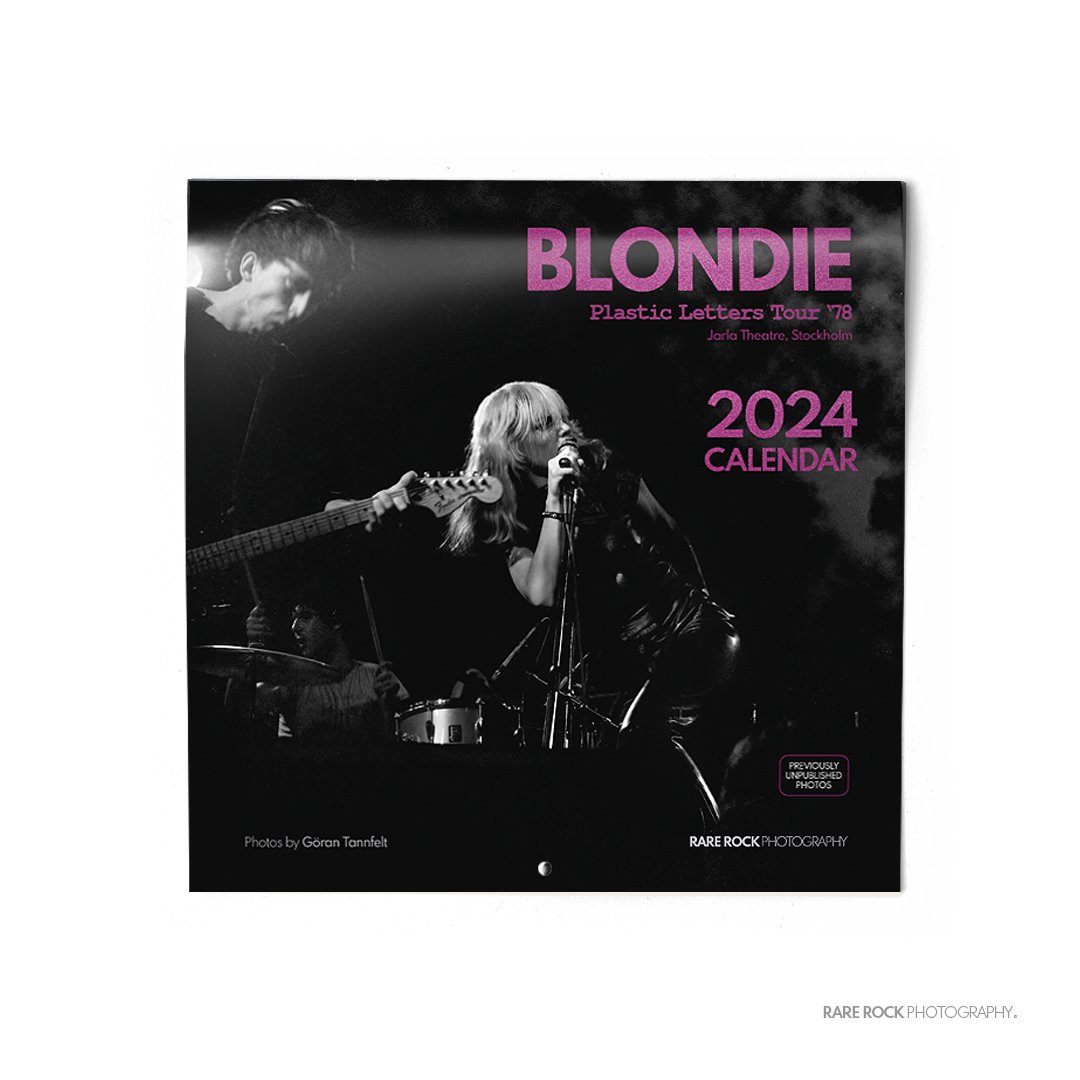 Blondie Wall Calendar 2024 | Rare Rock Photography