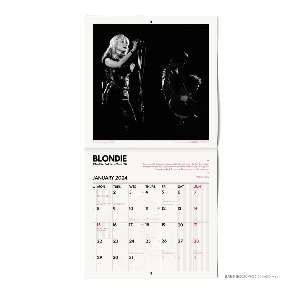 Blondie Wall Calendar 2024