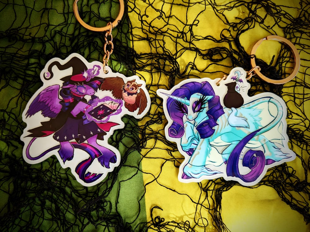 Glow in the Dark Spooky Pony - Keychains