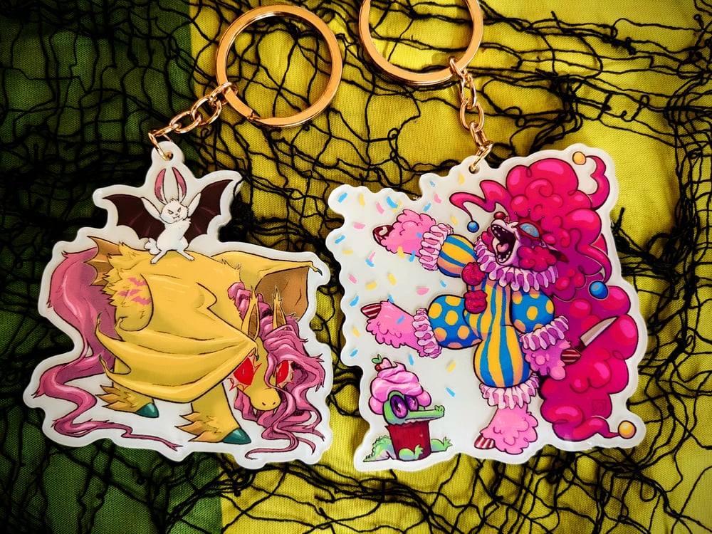 Glow in the Dark Spooky Pony - Keychains