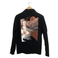 Image 1 of BLOUSON GARAGE / COTON NOIR BLEU / TAILLE M / ABSTRACTLAND