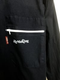 Image 5 of BLOUSON GARAGE / COTON NOIR BLEU / TAILLE M / ABSTRACTLAND