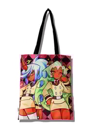 Image 1 of Shoulder Tote bag Kneesocks & Daemon (Panty & Stocking with Garterbelt) Koiicho Design