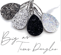 Image 1 of Big As Texas Teardrop Dangles
