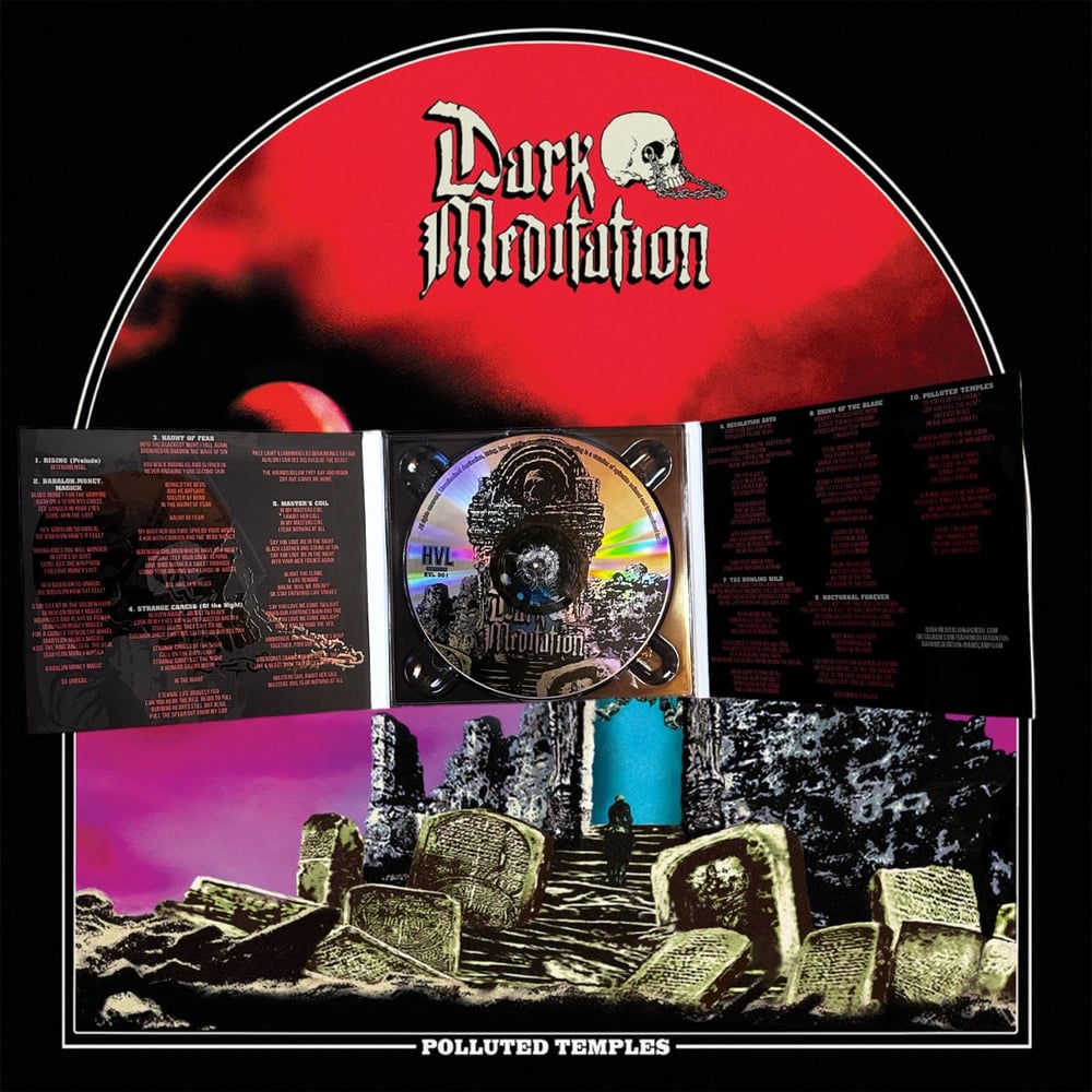 Dark Meditation - Polluted Temples Digipack CD