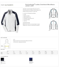 Image 2 of Carle ECHO / CAOS Ladies Fleece  Colorblock Jacket