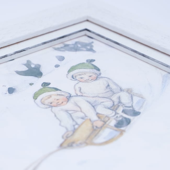 Framed Swedish Print from 1975