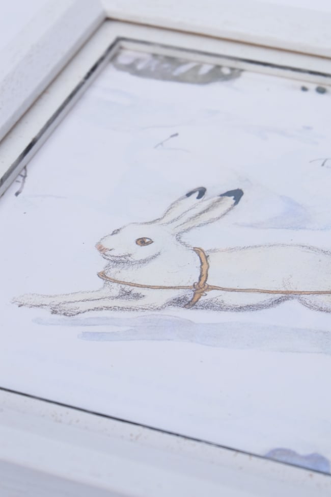 Framed Swedish Print from 1975