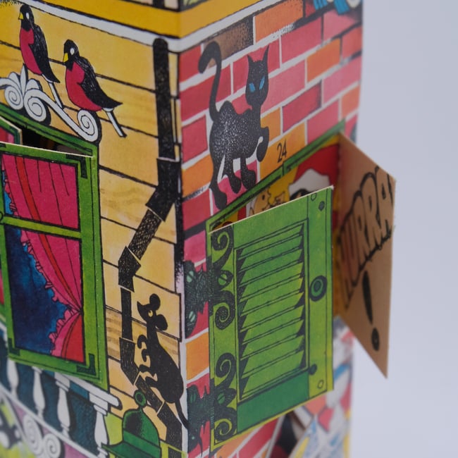 Vintage Advent Calendar House (ONLY 1 LEFT)