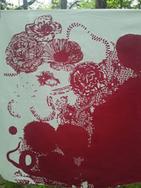 Image 3 of Lace and Flowers - Red