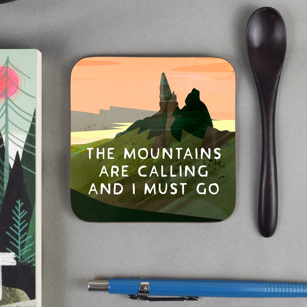 Image of  'Mountains are calling' (Coaster)