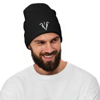 Image 2 of V EMBLEM BEANIE