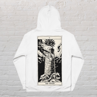 Image 3 of TOWER TAROT HOODIE • IVORY