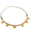 Ltd Ed - Gold Coral & Turquoise Bead Necklace #1