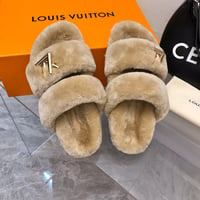 Image 2 of LV Sunset Fur Slides