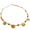 Ltd Ed - Gold Coral & Turquoise Bead Necklace #4