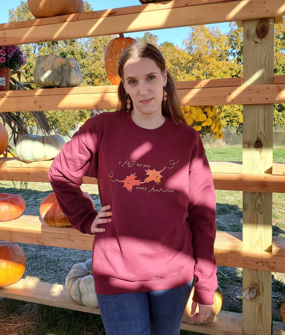 Fall For You - Unisex Crew Neck Sweatshirt