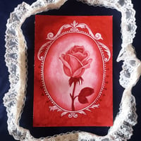 Image 1 of ROSE - 5x7 Original Painting