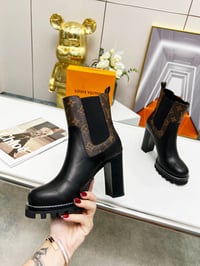 Image 1 of LV Ankle Heel Boots